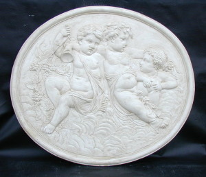 Ovale putti con uva