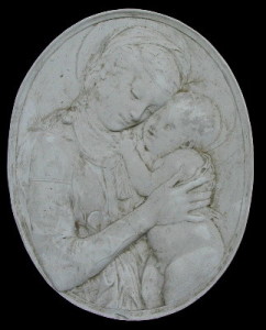 Bassorilievo LR 95 Madonna del Donatello ovale